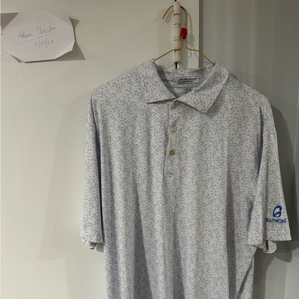 Peter Millar summer comfort “drinks” print golf polo
